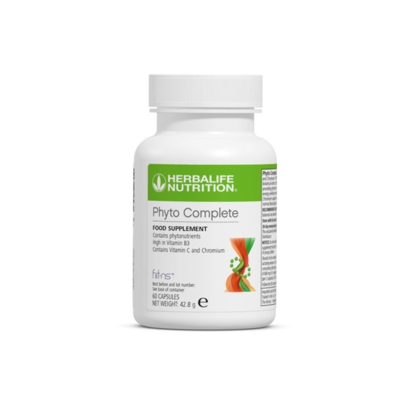 Herbalife Nutrition Phyto Complete supplement bottle on a white background