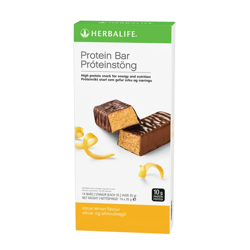 Protein Bars Citrus Lemon 14 bars per box