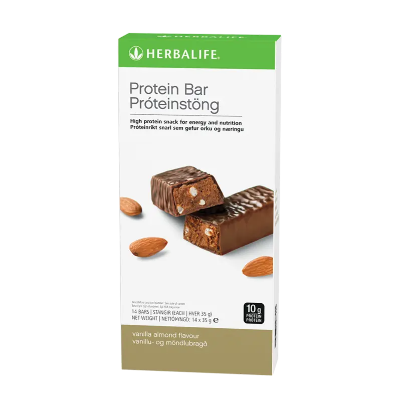 Protein Bars Vanilla Almond 14 bars per box