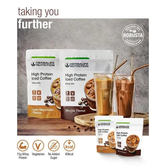 High Protein Iced Coffee Latte Macchiato 308 g