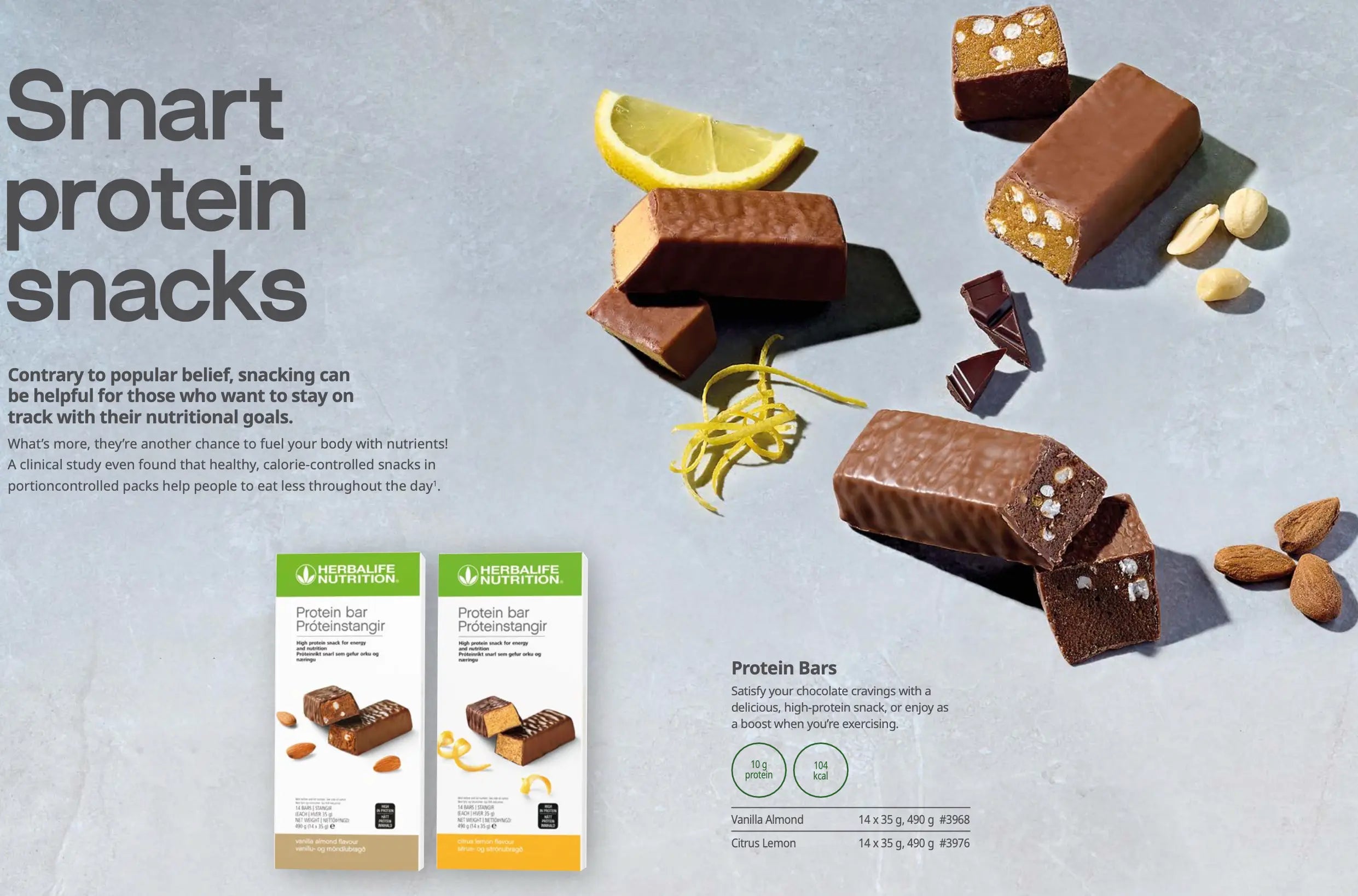 Protein Bars Vanilla Almond 14 bars per box